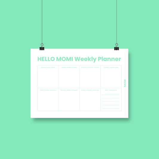 planificador semanal gratuito de hello momi descargable en pdf